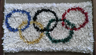 Coxhoe Primary School Olympic Banner