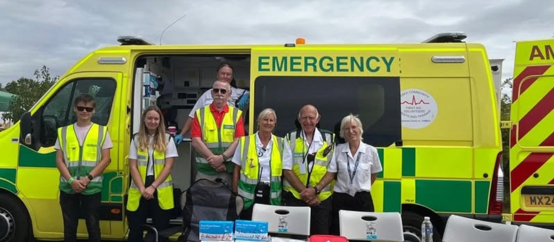 Ambulance and Volunteers