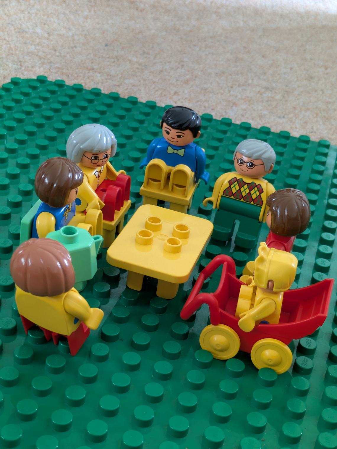 Lego model of Coffee Morning