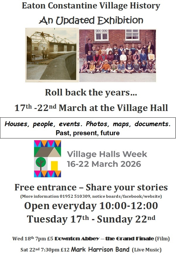 flyer for history exhibition