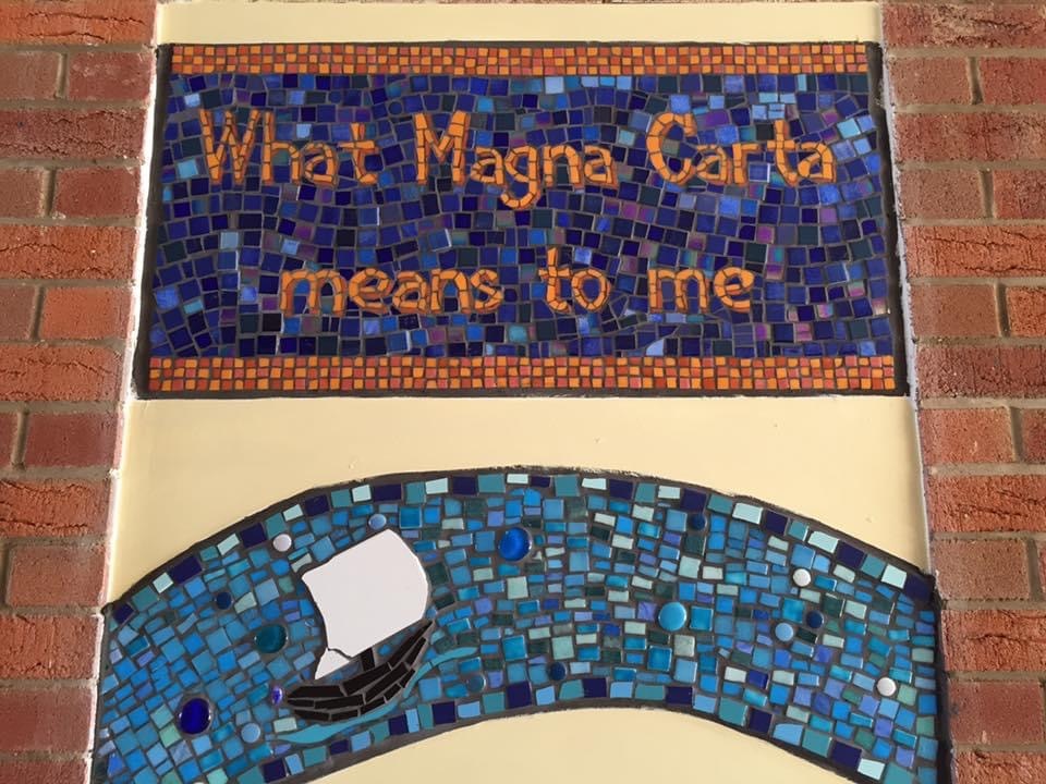 The river Thames showing the place where the Magana Carta was sealed