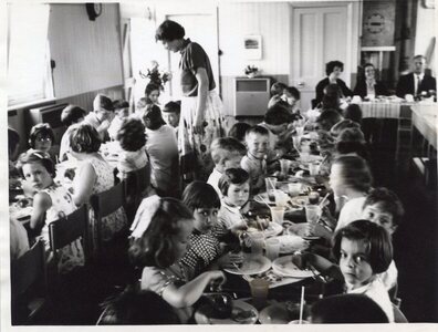 East Hanningfield School 1965 - Dinner Time
