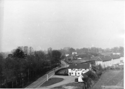 Horseshoes and Beyond - Looking North from the church spire - 1949