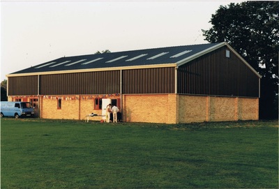 The Village Hall as seen from the Playing Field 