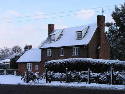 The Old Forge in the Snow - December 2009