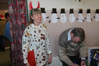 Moira - one of Santa's reindeer!