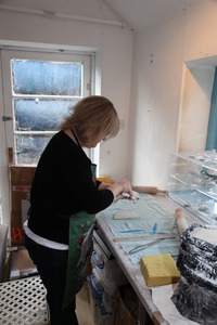 Deep in concentration!