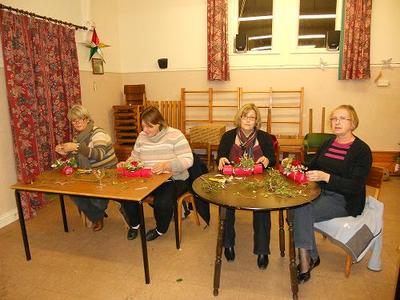 Christmas table decorations