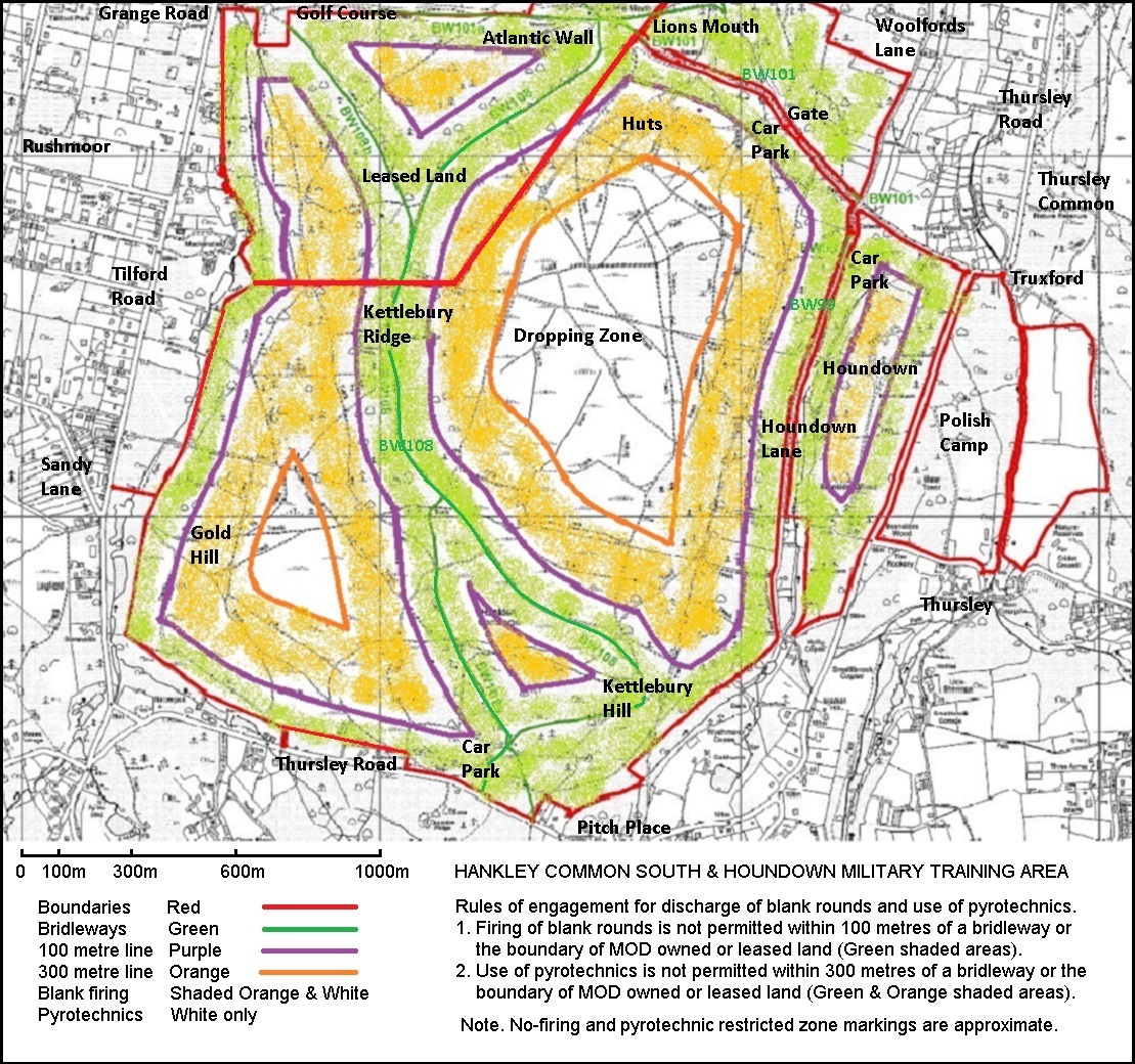 Hankley Safety Zones