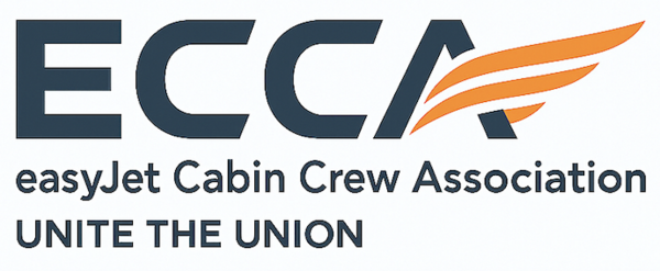 ECCA - easyJet Cabin Crew Association logo