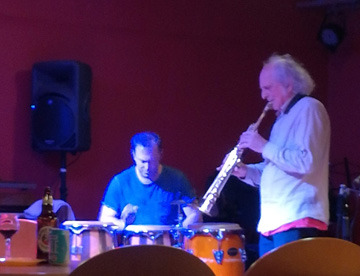 Jamie Harris, Percussion and Trevor Watts, Saxophone