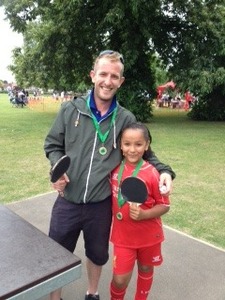 Doubles Pro Am Challenge winners Megan and Russell Golden