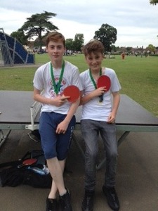 Doubles pro challenge winners Harry Wells and Harry Walker