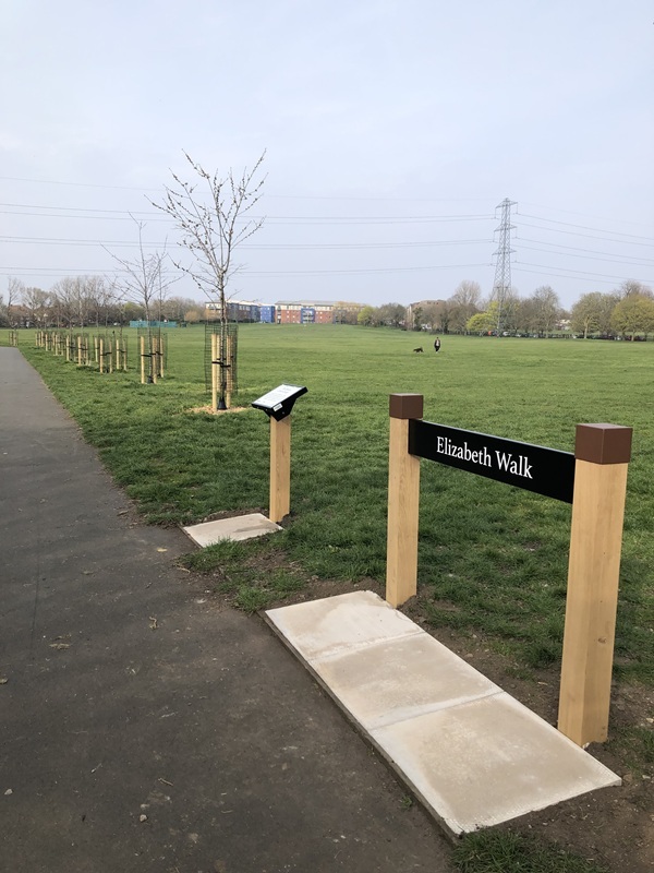 sign for Elizabeth Walk