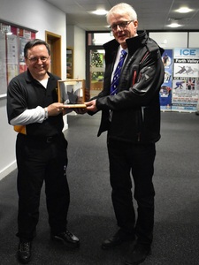 Presentation of trophy