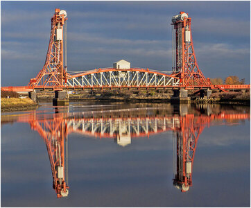 Newport Bridge Over the River Tees