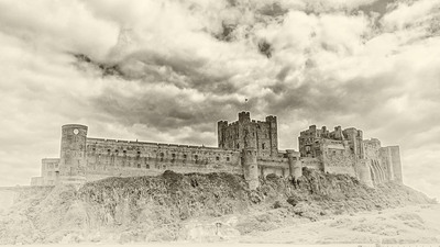 Bamborough Castle.