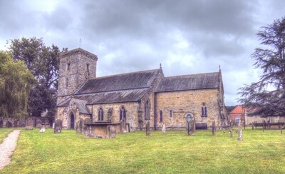 October - Hovingham Church by Gary Hall