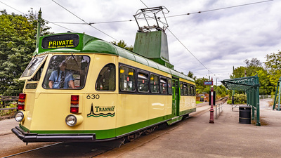 Tram at Criche Tram Museum