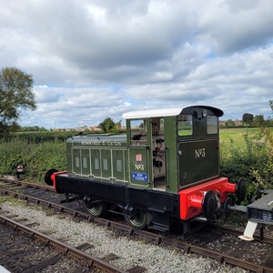 Our loco in the sunshine 