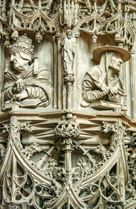 Church Carvings Budapest.