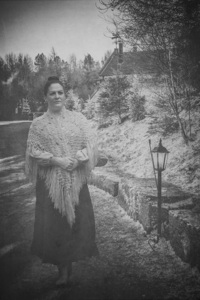 Barefoot in the snow