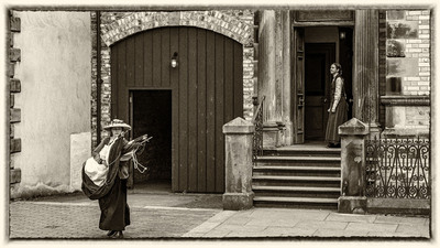 Suffragette at Beamish.