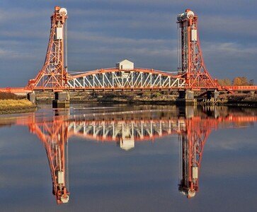 Part 1 winner: Newport Bridge, River Tees by Glynnis Frith