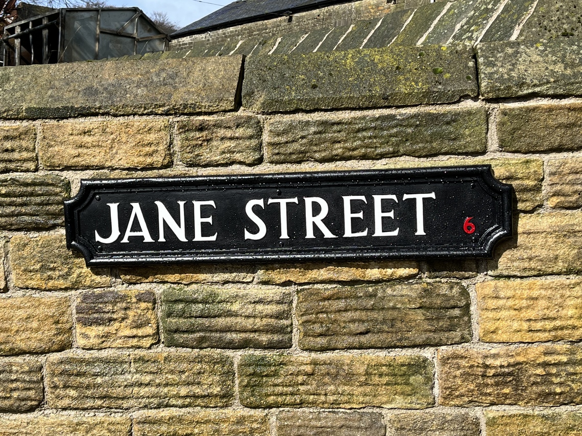 Jane Street sign 1