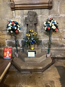 Saxon Cross decorated