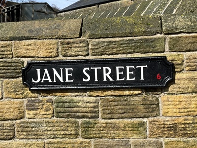Jane Street Wall sign