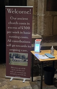 Sign and card reader