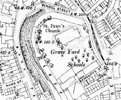 1890 OS Map St. Peter's Church