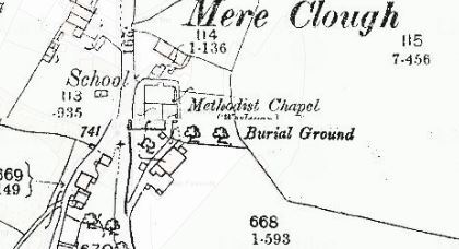 1890 OS Map Mereclough Chapel
