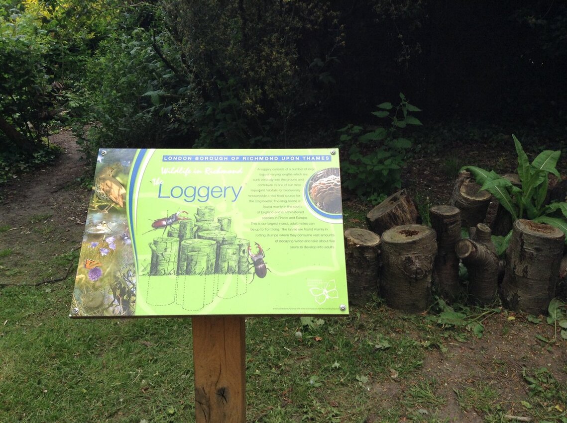 Loggery sign