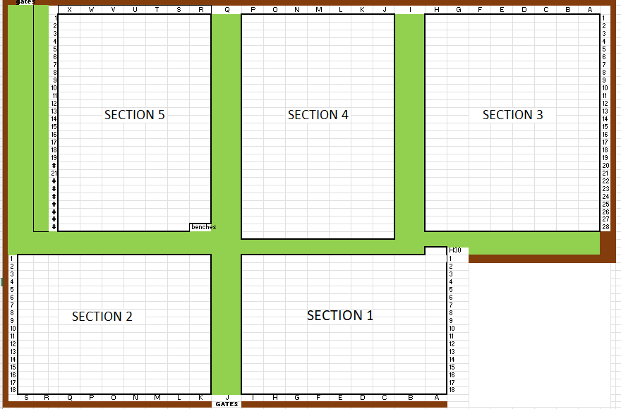 Plan of sections