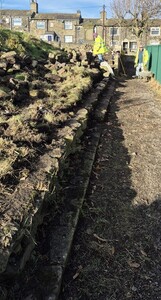 TASK2 – a row of foundation stones is uncovered