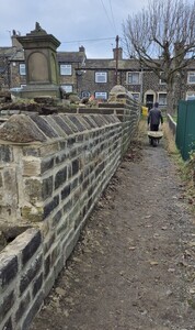 TASK2 – Toppers are fixed in place on the first completed section