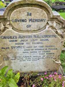 Charles Arthur Holdsworth - before