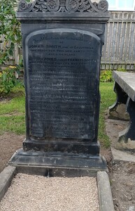 Jonas Smith headstone cleaned