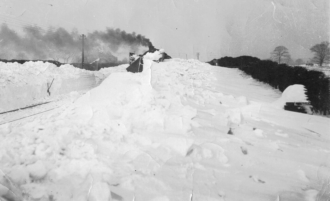 Burdale Station the harsh winter of 1947