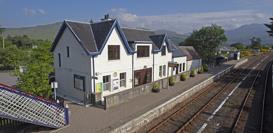 Strathcarron Railway Station External View