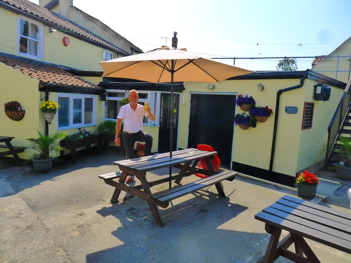 Landlord Steve, Summer of 2020, Horseshoe Public House, Hunmanby