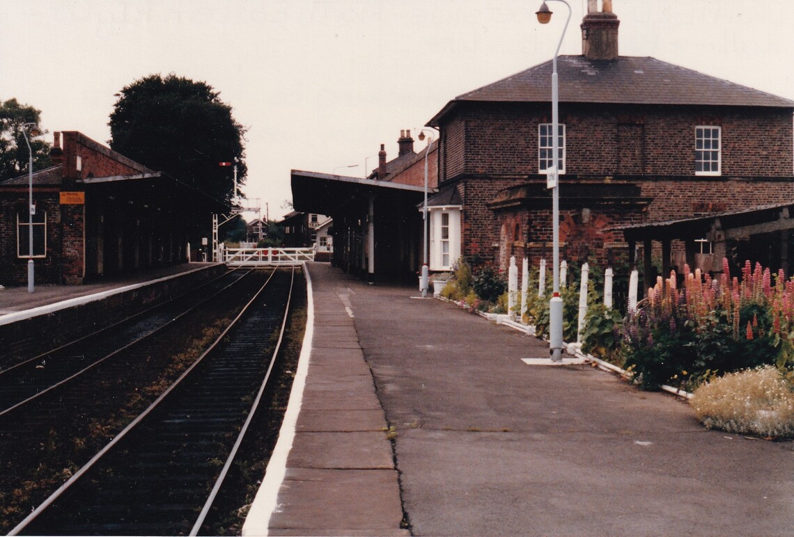Driffield station in 1985 1