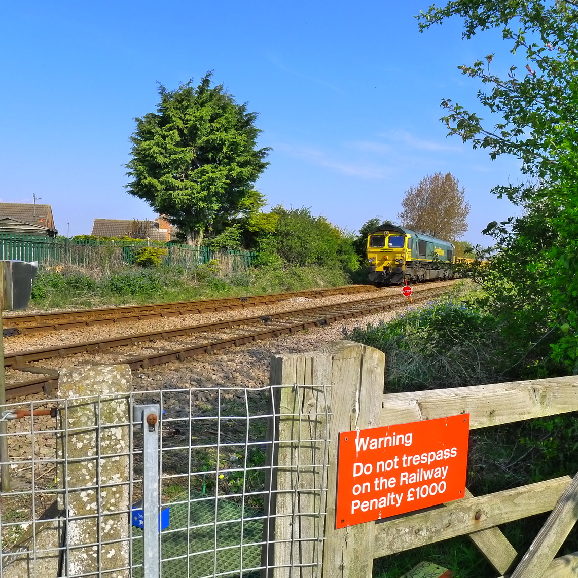 Engineers train at Hunmanby Sands Lane Level Crossing in 2020