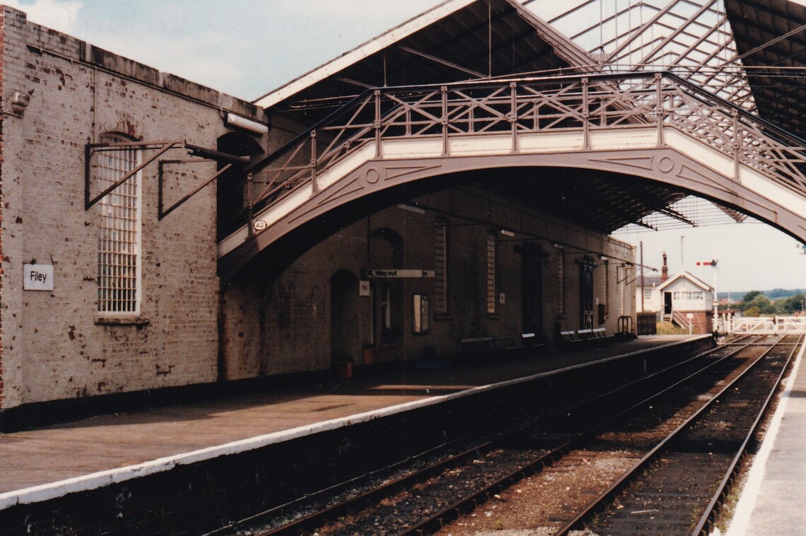 Filey Station 1985 3