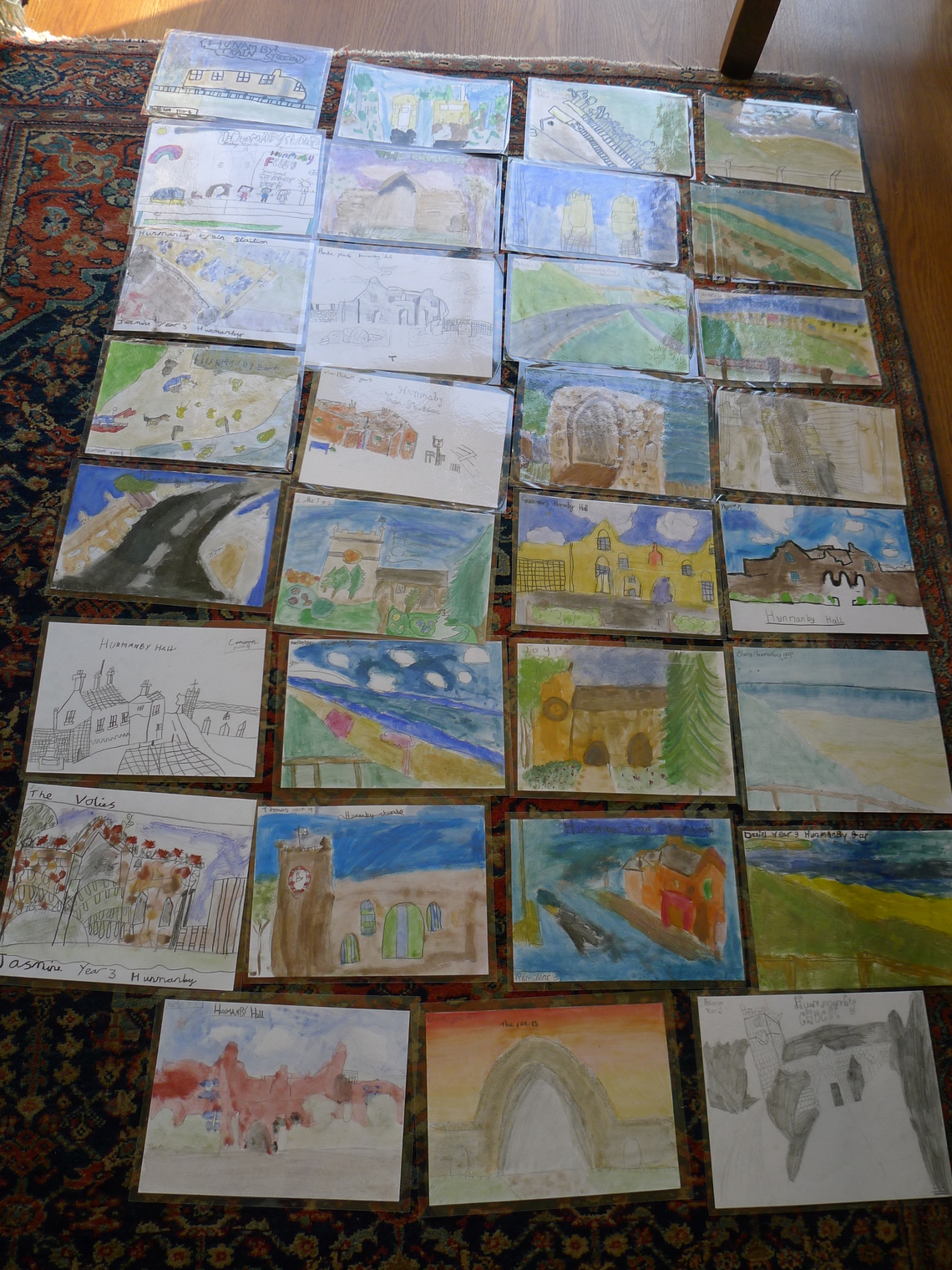 Artwork from Hunmanby Primary School