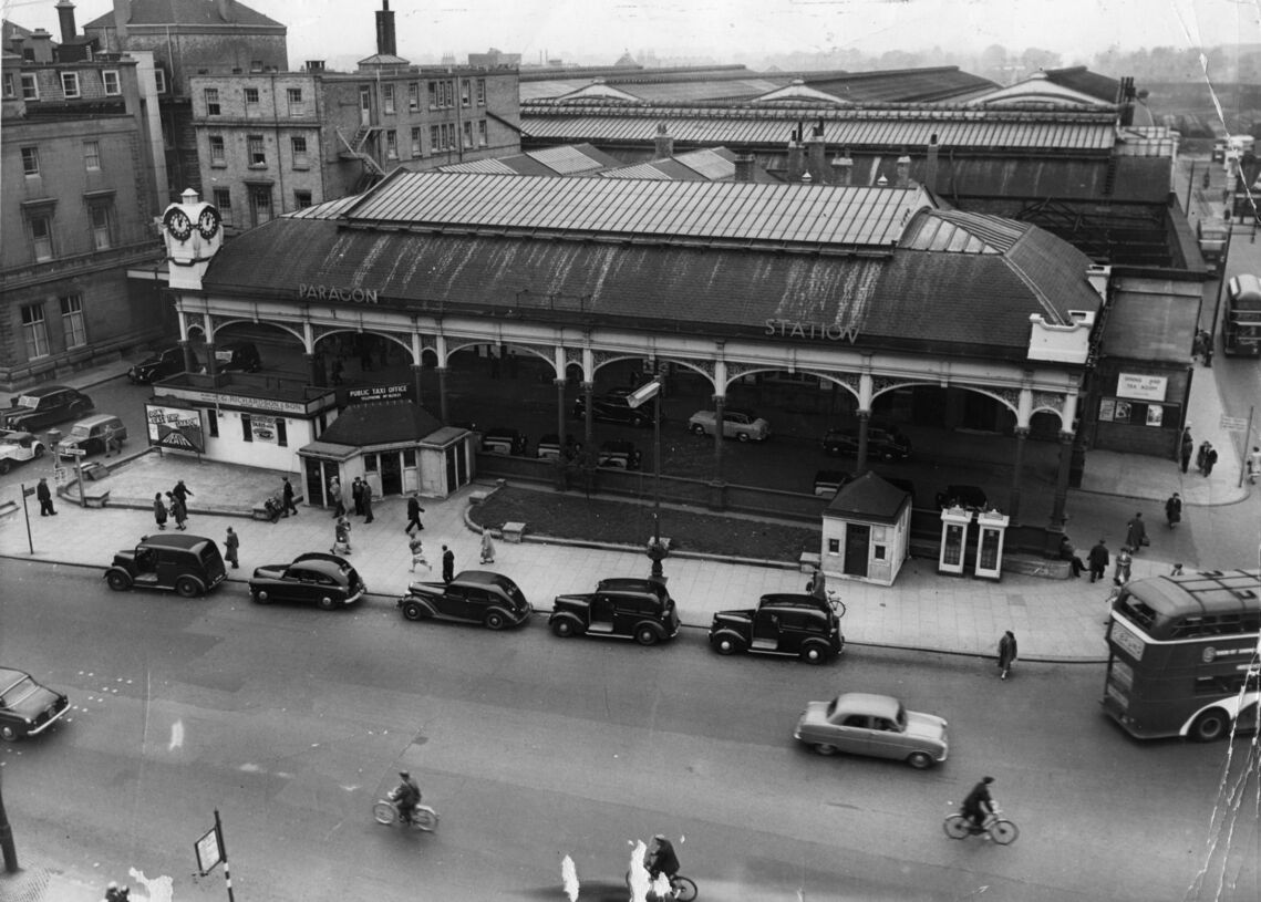 Hull Paragon Station before the building of Paragon House in 1962