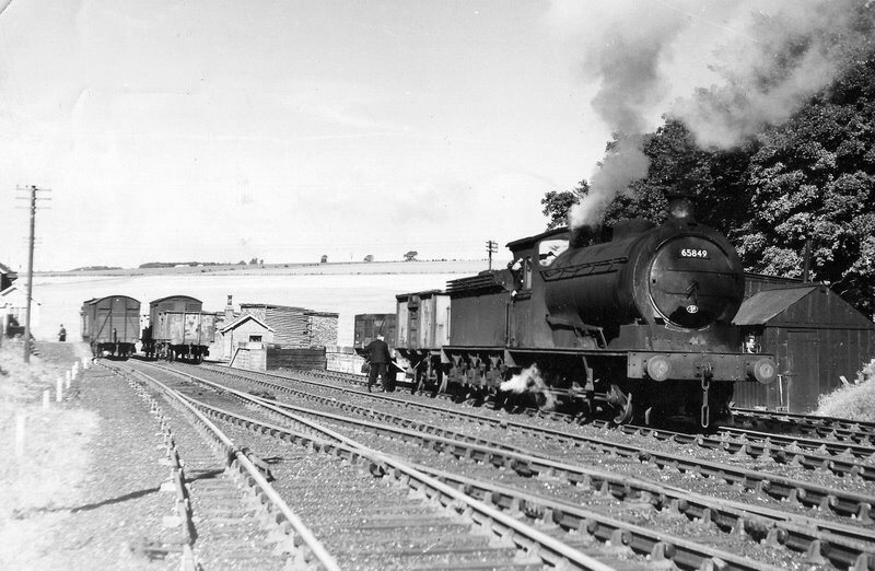 Sledmere Railway Station in the 1950's