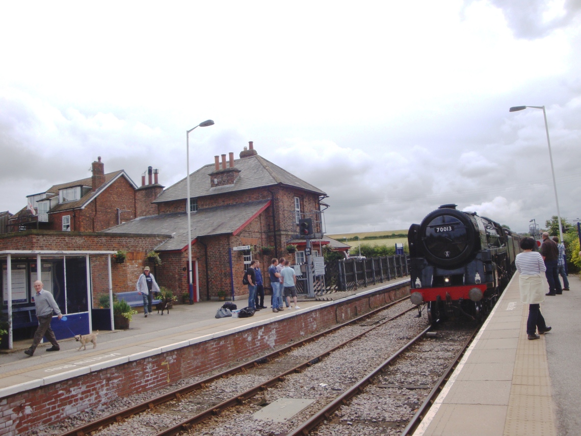 Special Charter Train Oliver Cromwell at Hunmanby